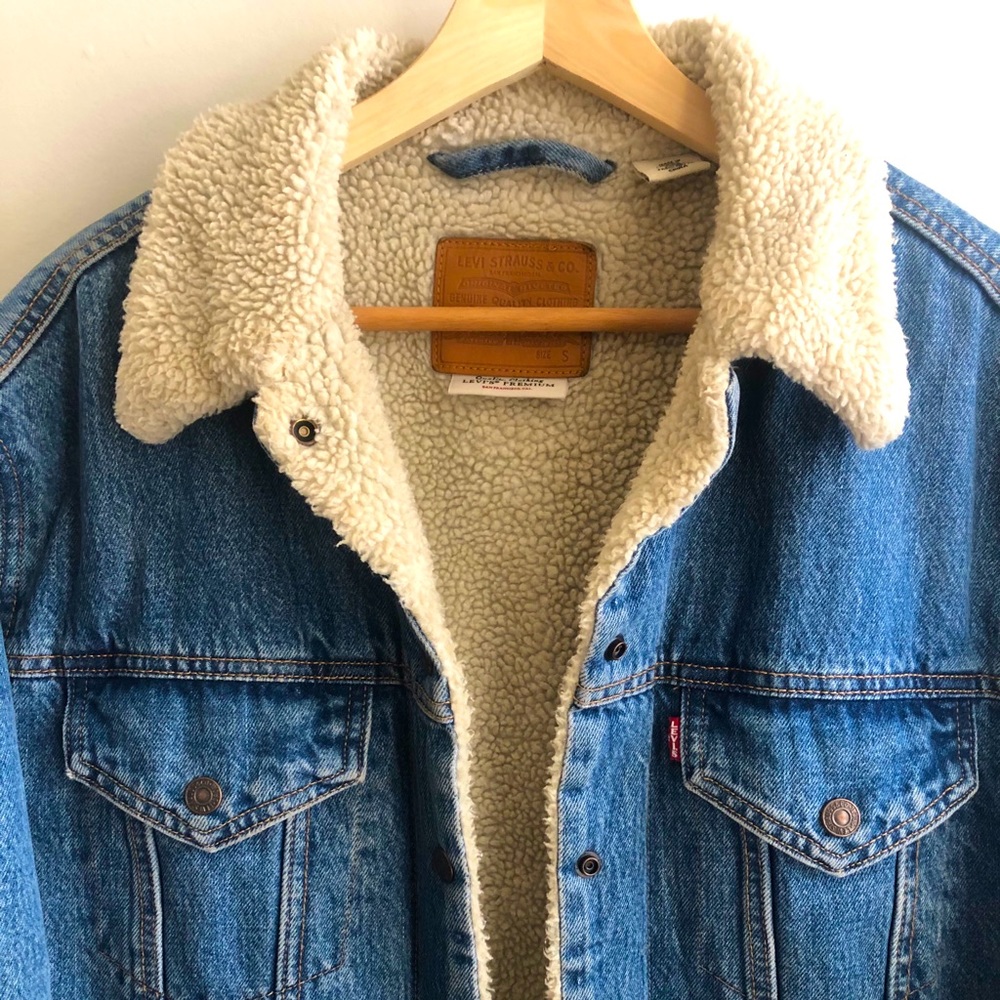 LEVIS Long Jean Sherpa Jacket